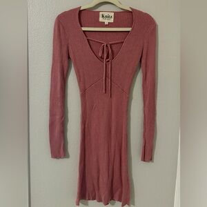 For Love and Lemons KNITZ Dress Small